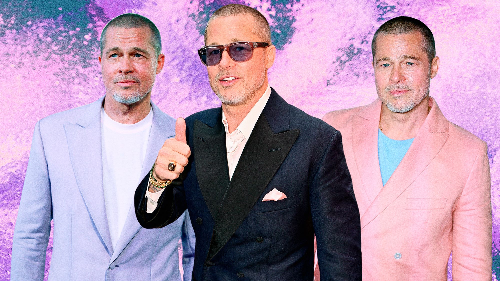 brad pitt pink dress Brad Pitt in A Pink Dress