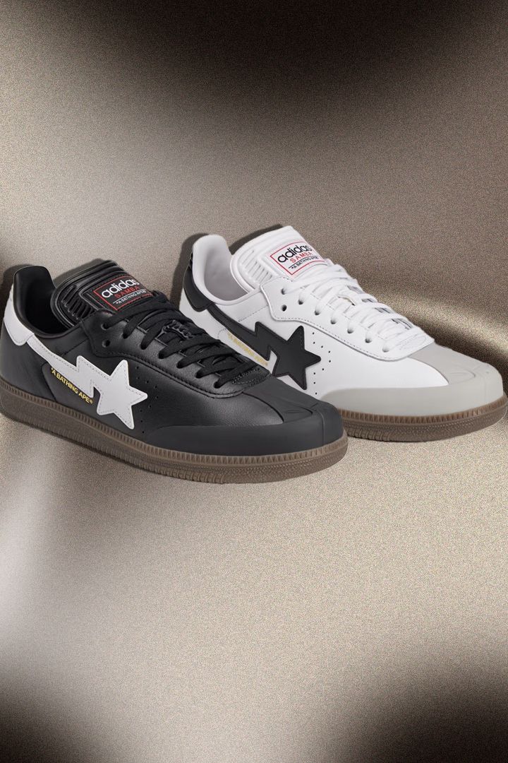 The New Bape x Adidas Samba Is a Timid Boy GQ Middle East A BATHING