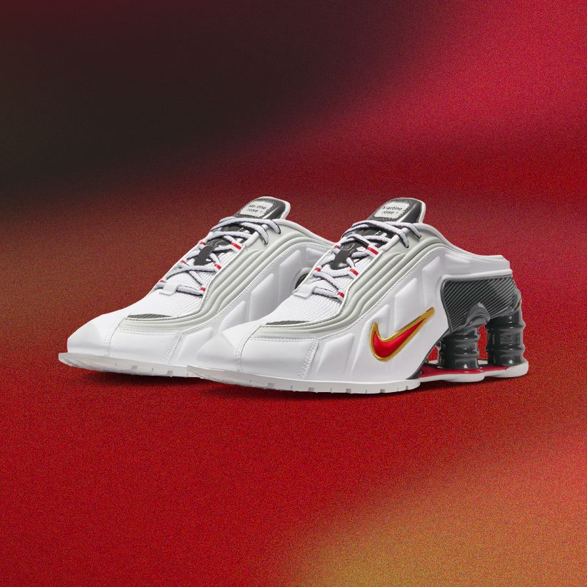The Martine Rose x Nike Shox MR4 'Metallic Platinum' Will Get You