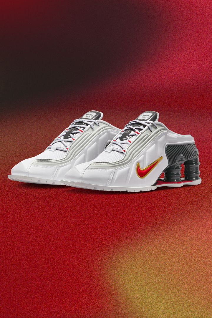 双羅様　新品未使用　Nike Martine Rose MR4 27cm ホワイ Martine Rose & Nike Connect for More Shox MR4 in Fall 2025