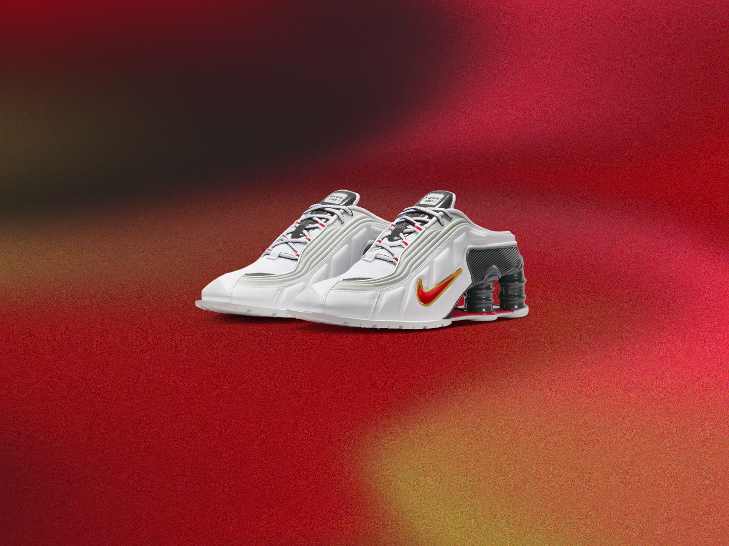 The Martine Rose x Nike Shox MR4 'Metallic Platinum' Will Get You