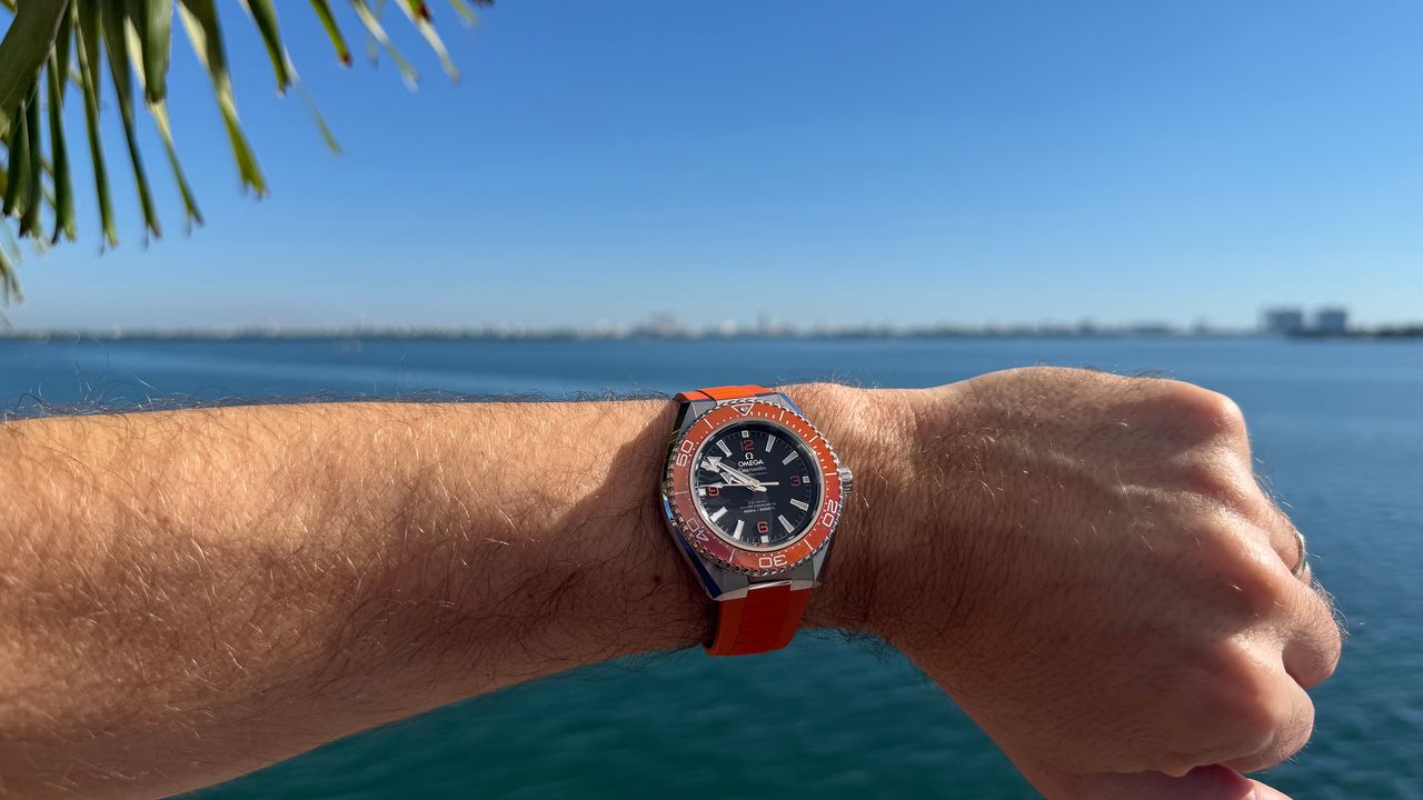 In Miami, We Got Our Hands on One of the Most Beautiful Orange Watches