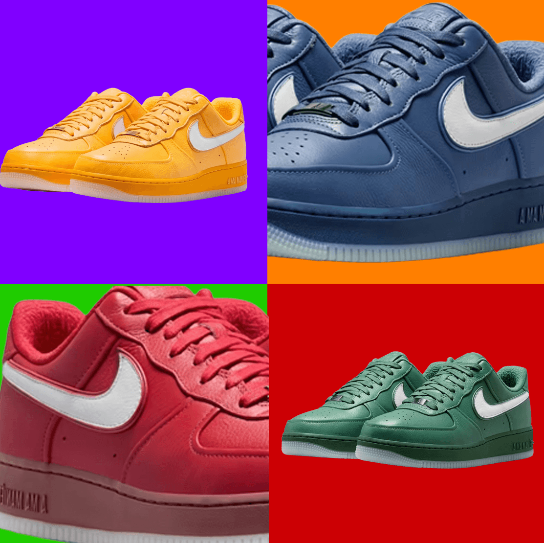 A Ma Maniére and Nike Are Back With a Rainbow Pack of Air Force Ones