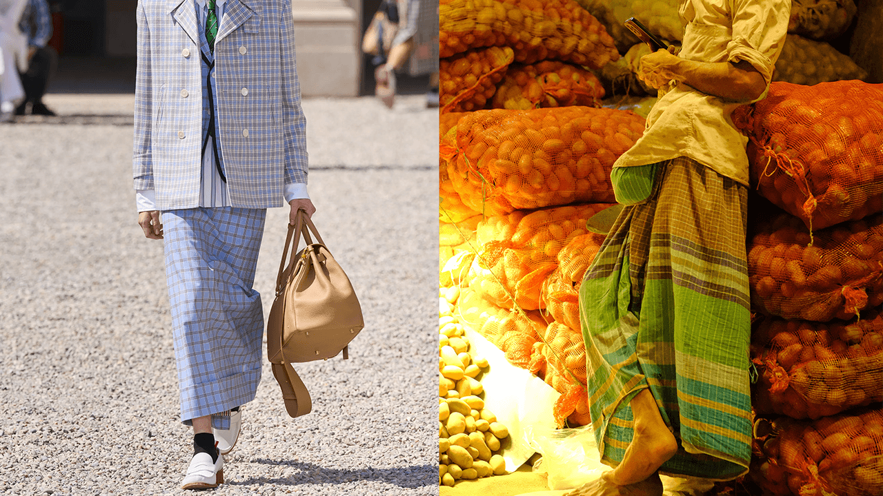 How the Ancient South Asian Lungi Is Making the Leap to Luxury Menswear